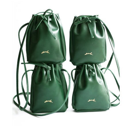Tilda Saddle Bag en Verde Inglés - Chachastudio®