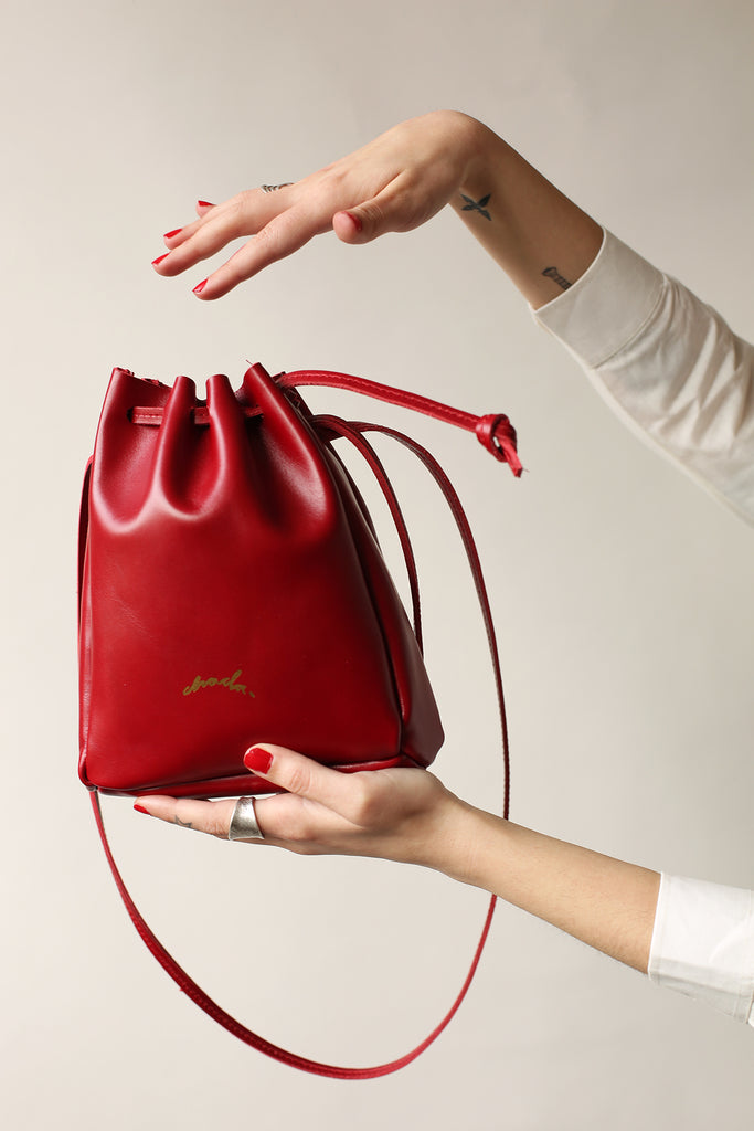 Tilda Saddle Bag en Cherry - Chachastudio®
