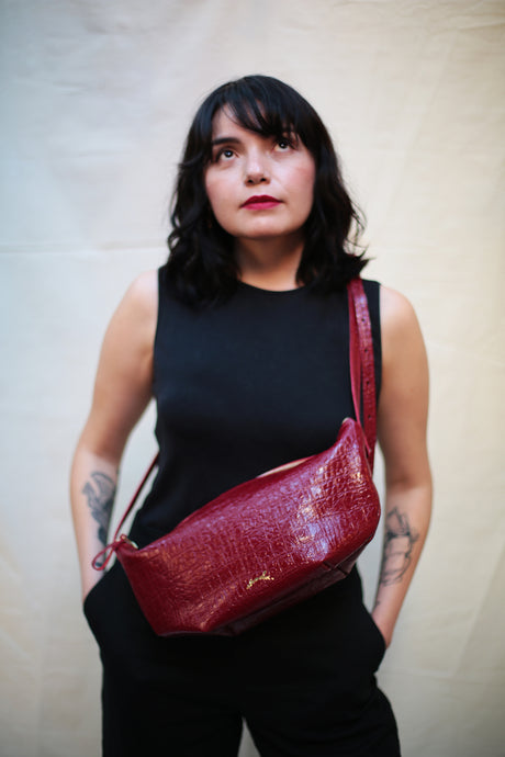 Moon Bag en Rojo Cherry - Chachastudio®