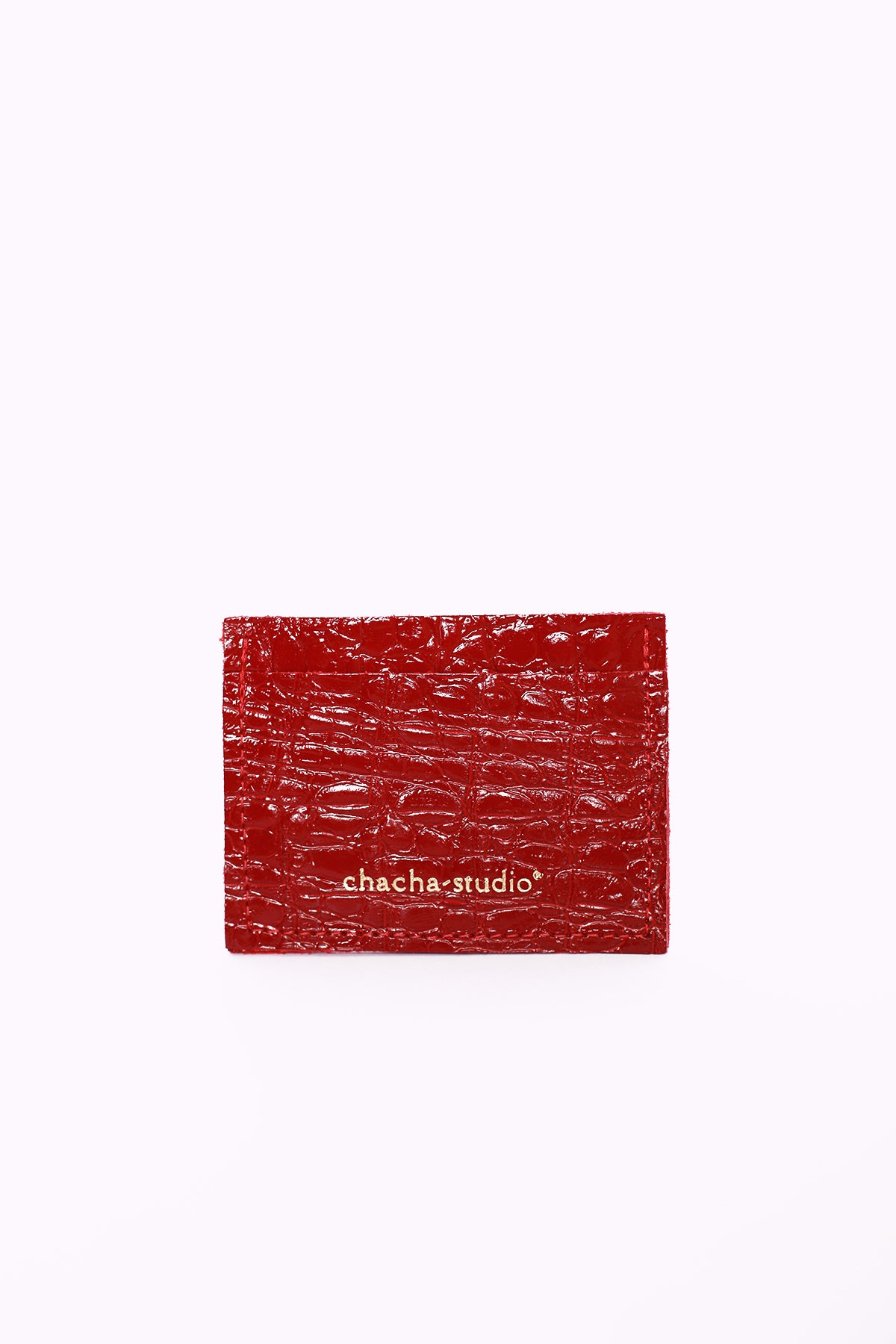 Tarjetero Croc Rojo Cherry