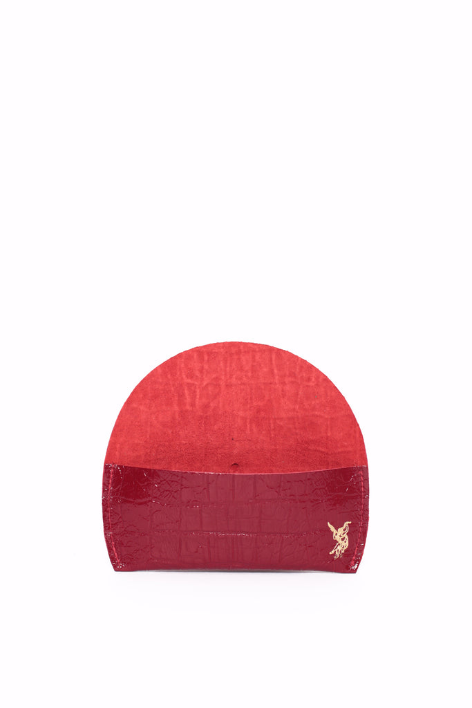 Case Lentes Rojo Cherry Croc - Chachastudio®