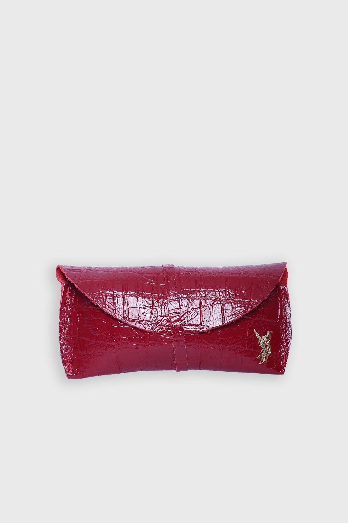 Case Lentes Rojo Cherry Croc