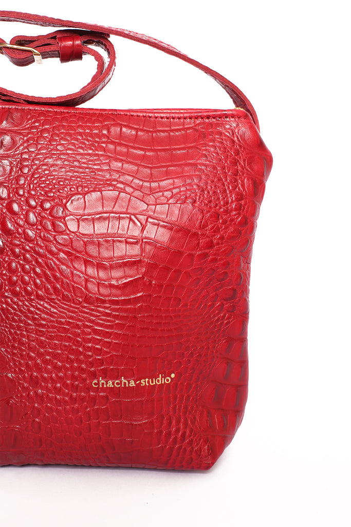 Helena Croc Cherry - Chachastudio®