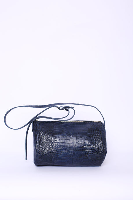 Único: Bucket Circular Croc Navy - Chachastudio®