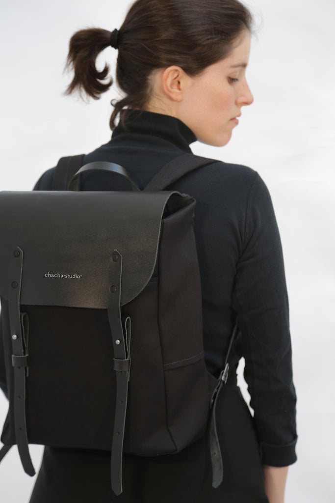 Hunter Mochila en Negro - Chachastudio®